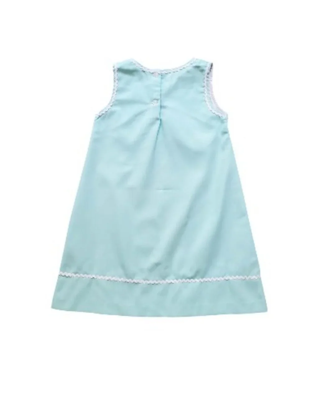 NWT Little English Blue Shift Dress Size 4 - Picture 4 of 5